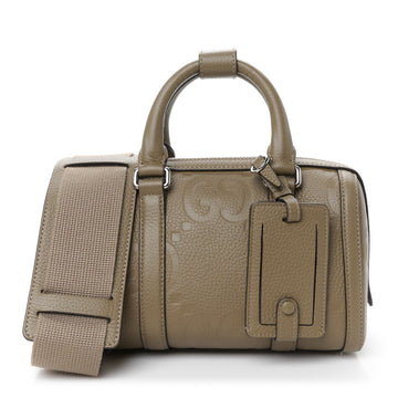 Piuma Calfskin Jumbo Gg Embossed Mini