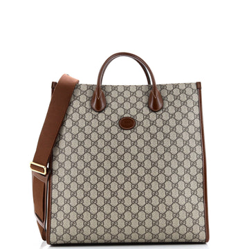 Vertical Structured Top Handle Open Tote