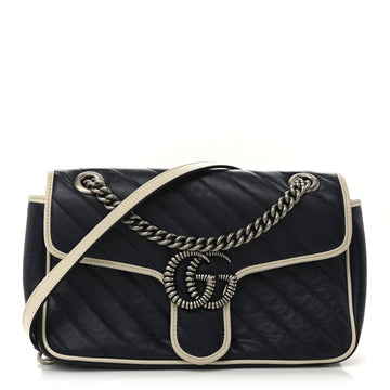 Vintage Effect Calfskin Matelasse