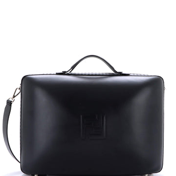 Fendi Ff Zip Around Travel Bag Leather