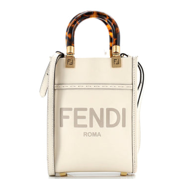 Sunshine Shopper Tote Leather Mini