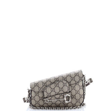 Horsebit Asymmetric Shoulder Bag Gg