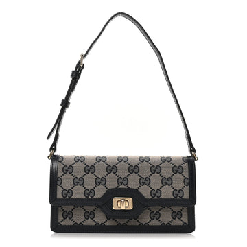 Gg Mini Luce Shoulder Bag Beige Blue