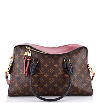 Tuileries Handbag Canvas With Leather