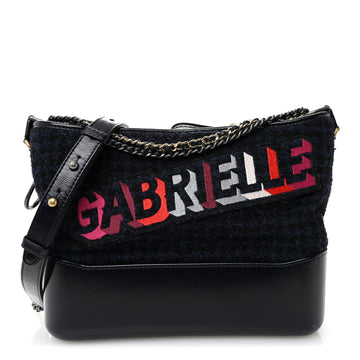 Tweed Calfskin Quilted Medium Gabrielle