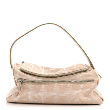 Nylon Travel Cosmetic Case Beige