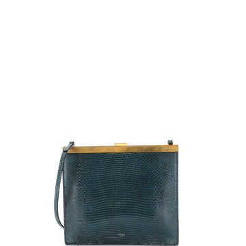 Celine Clasp Crossbody Bag Lizard Mini