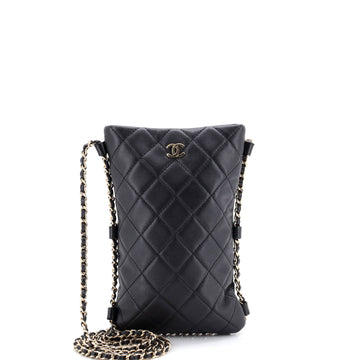 Chain Around Flat Phone Holder Crossbody
