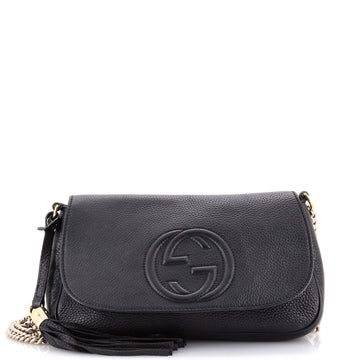 Soho Chain Crossbody Bag Leather Medium