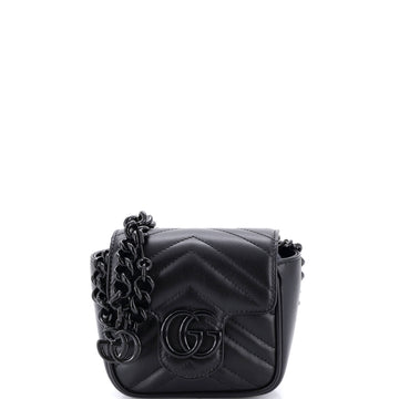 Gucci Gg Marmont Flap Belt Bag Matelasse
