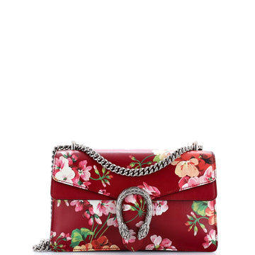 Dionysus Bag Blooms Print Leather Small