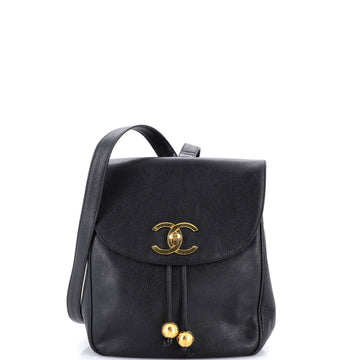 Vintage Cc Pocket Backpack Caviar Small