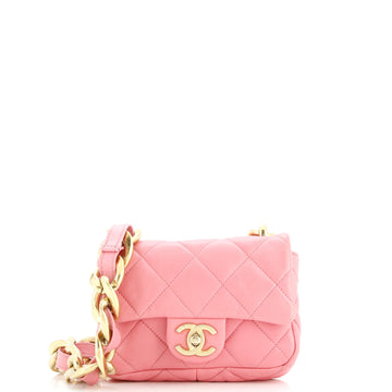 Funky Town Flap Bag Quilted Lambskin