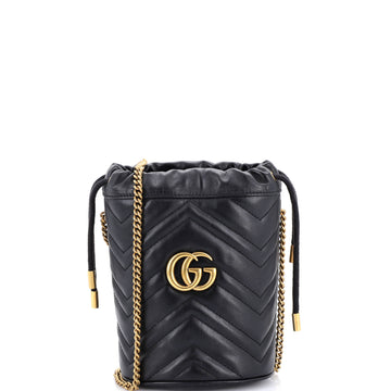 Gucci Gg Marmont Bucket Bag Matelasse