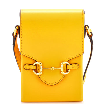 Gucci Horsebit Crossbody Bag Leather
