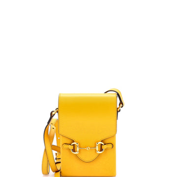 Gucci Horsebit Crossbody Bag Leather