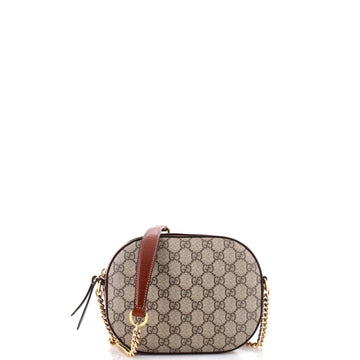 Gucci Chain Crossbody Bag Gg Coated