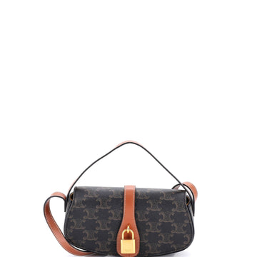 Tabou Clutch With Strap Triomphe Coated