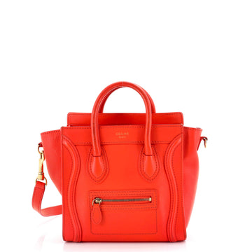 Luggage Bag Smooth Leather Nano