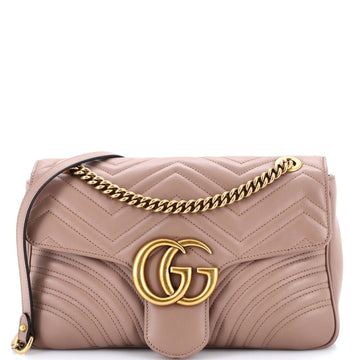 Gg Marmont Flap Bag Matelasse Leather