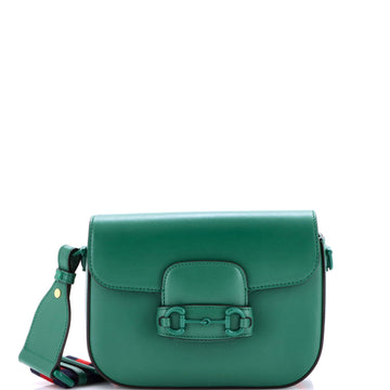 Horsebit Shoulder Bag Leather Mini