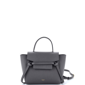 Belt Bag Textured Leather Nano