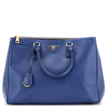 Prada Double Zip Lux Tote Saffiano