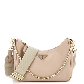 Re-Edition Shoulder Bag Saffiano Leather