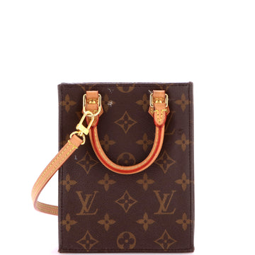 Louis Vuitton Petit Sac Plat Bag Canvas