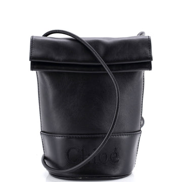 Chloe Sense Bucket Bag Leather Micro