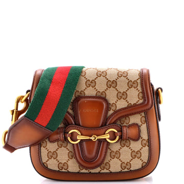 Lady Web Shoulder Bag Gg Canvas Small