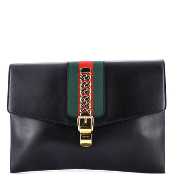 Sylvie Clutch Leather Maxi