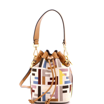 Mon Tresor Bucket Bag Zucca Embroidered