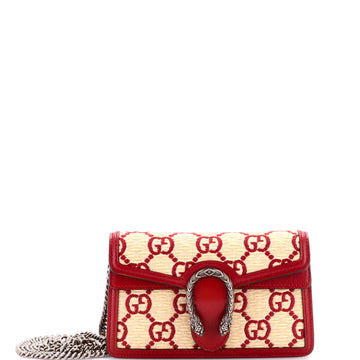 Dionysus Bag Gg Straw Super Mini