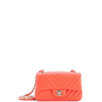 Classic Single Flap Bag Chevron Lambskin