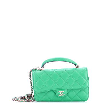 Classic Top Handle Flap Phone Holder