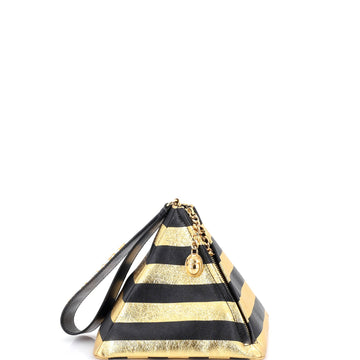Kheops Pyramid Bag Striped Lambskin