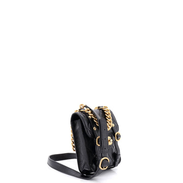 City School Flap Messenger Bag Quilted