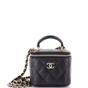 Classic Top Handle Vanity Case With