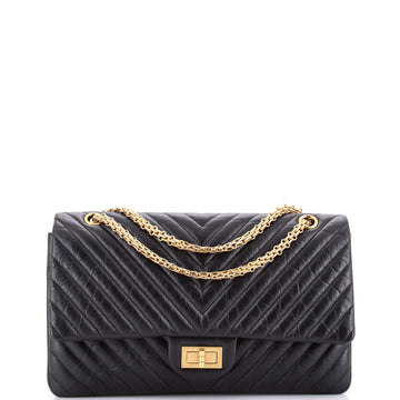 Reissue 2.55 Flap Bag Chevron Aged