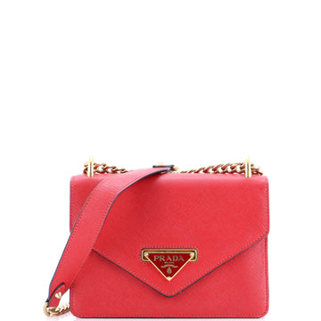 Prada Envelope Flap Chain Shoulder Bag