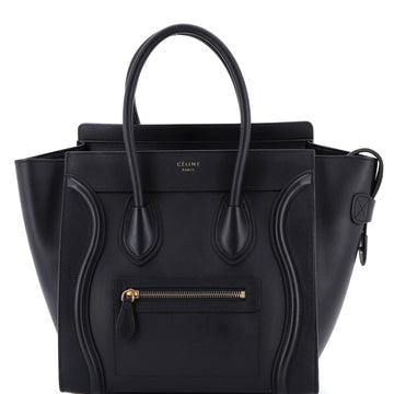 Luggage Bag Smooth Leather Micro