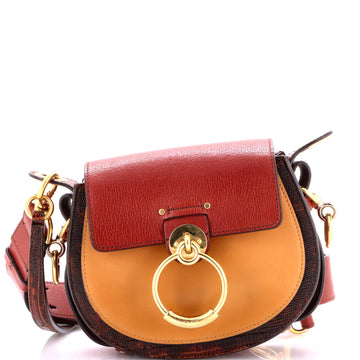 Tess Bag Leather And Lizard Embossed