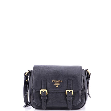 Buckle Messenger Bag Vitello Daino Mini