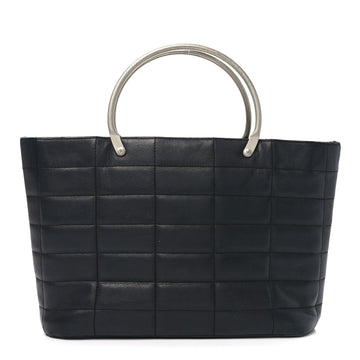 Lambskin Quilted Chocolate Bar Mini Tote