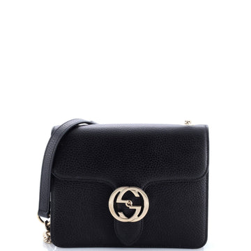 Interlocking Shoulder Bag Leather Small