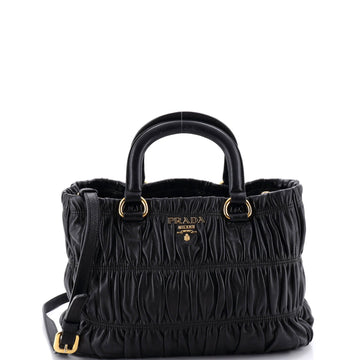 Gaufre Convertible Tote Nappa Leather