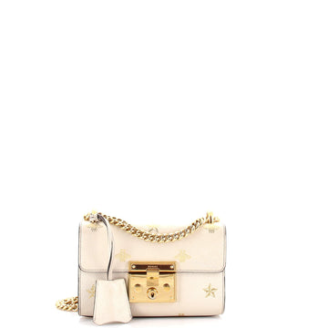Padlock Shoulder Bag Printed Leather