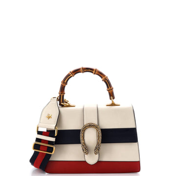 Dionysus Bamboo Top Handle Bag Leather