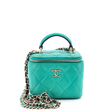 Classic Top Handle Vanity Case With